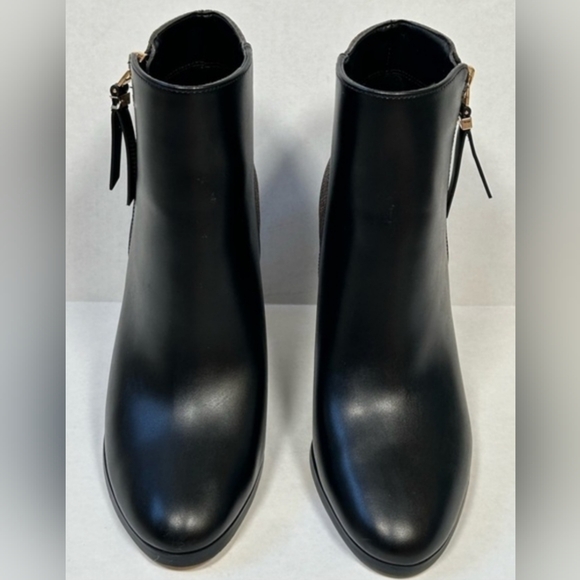 NIB🔥$325+ Michael Kors "Britt Ankle Boots" Size 8 Brown & Black MK 😍 - Picture 7 of 12